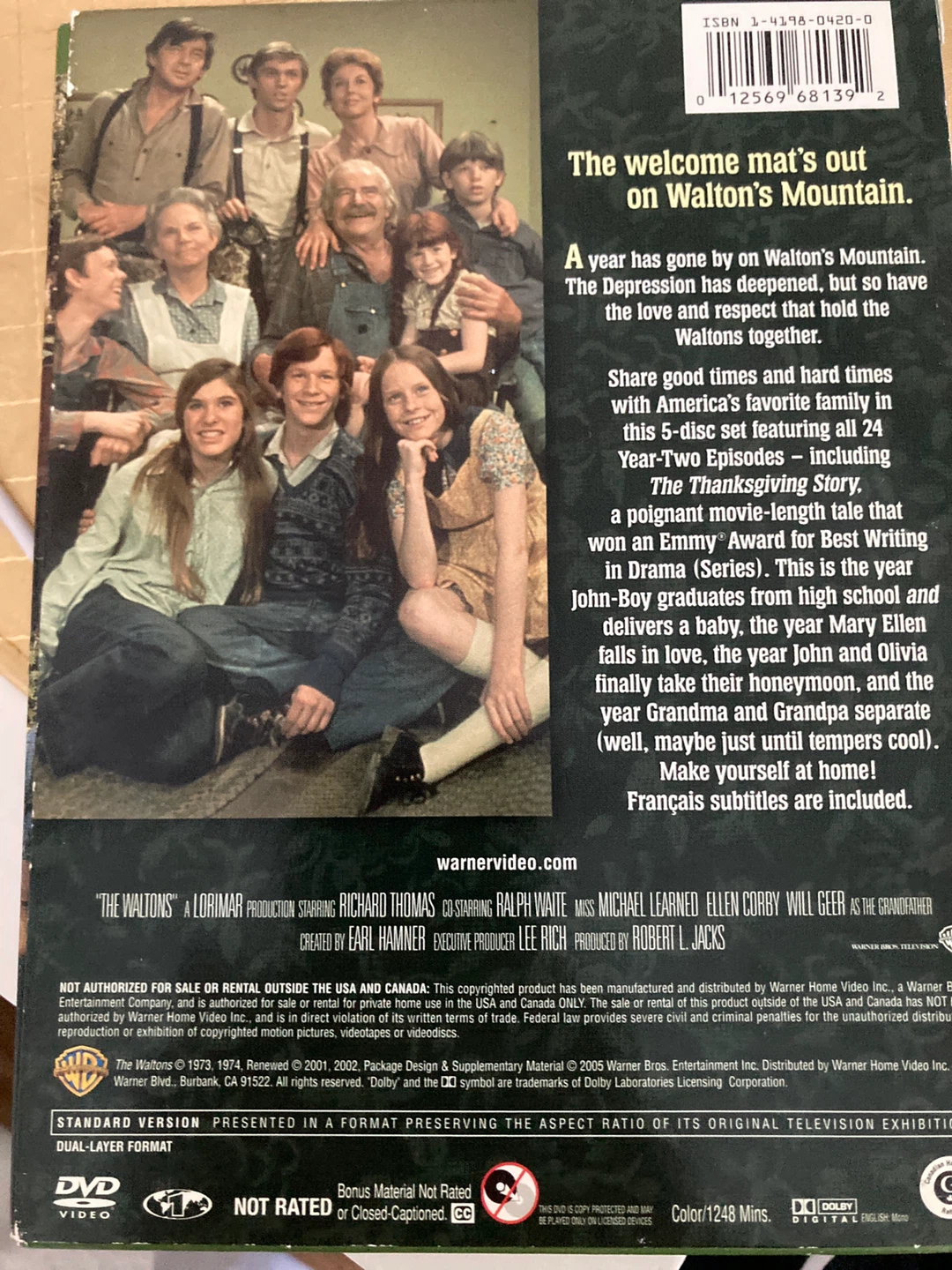 The Waltons: The Complete Second Season DVD Set - photo 2
