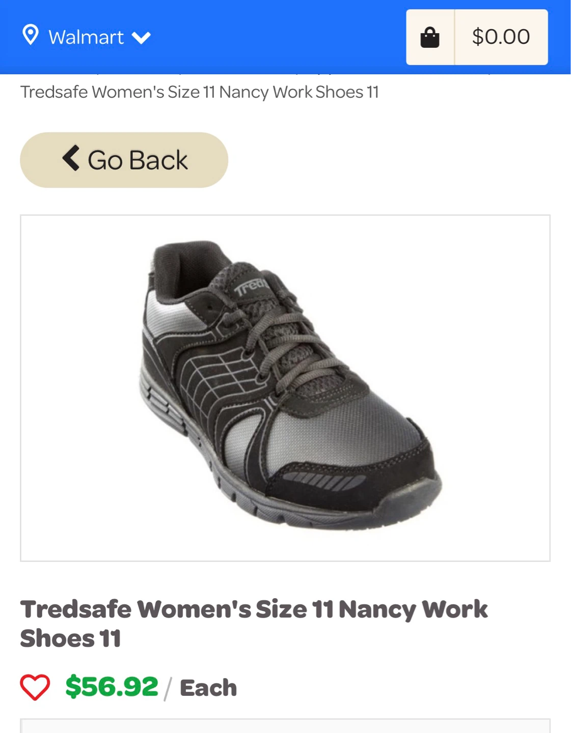Tredsafe Women's Nancy Work Shoes - SIZE 10 - photo 3