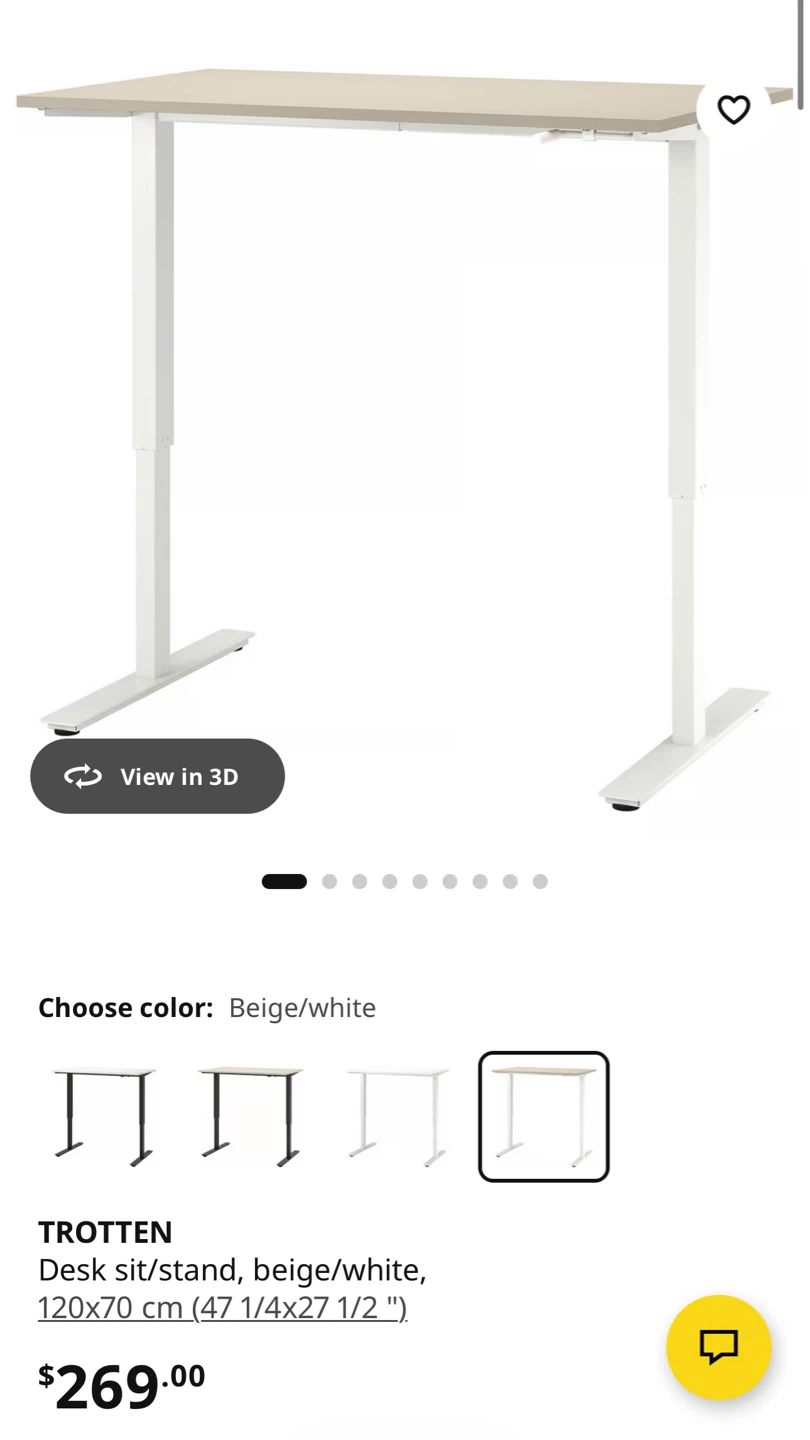IKEA Trotten Standing Desk - photo 5