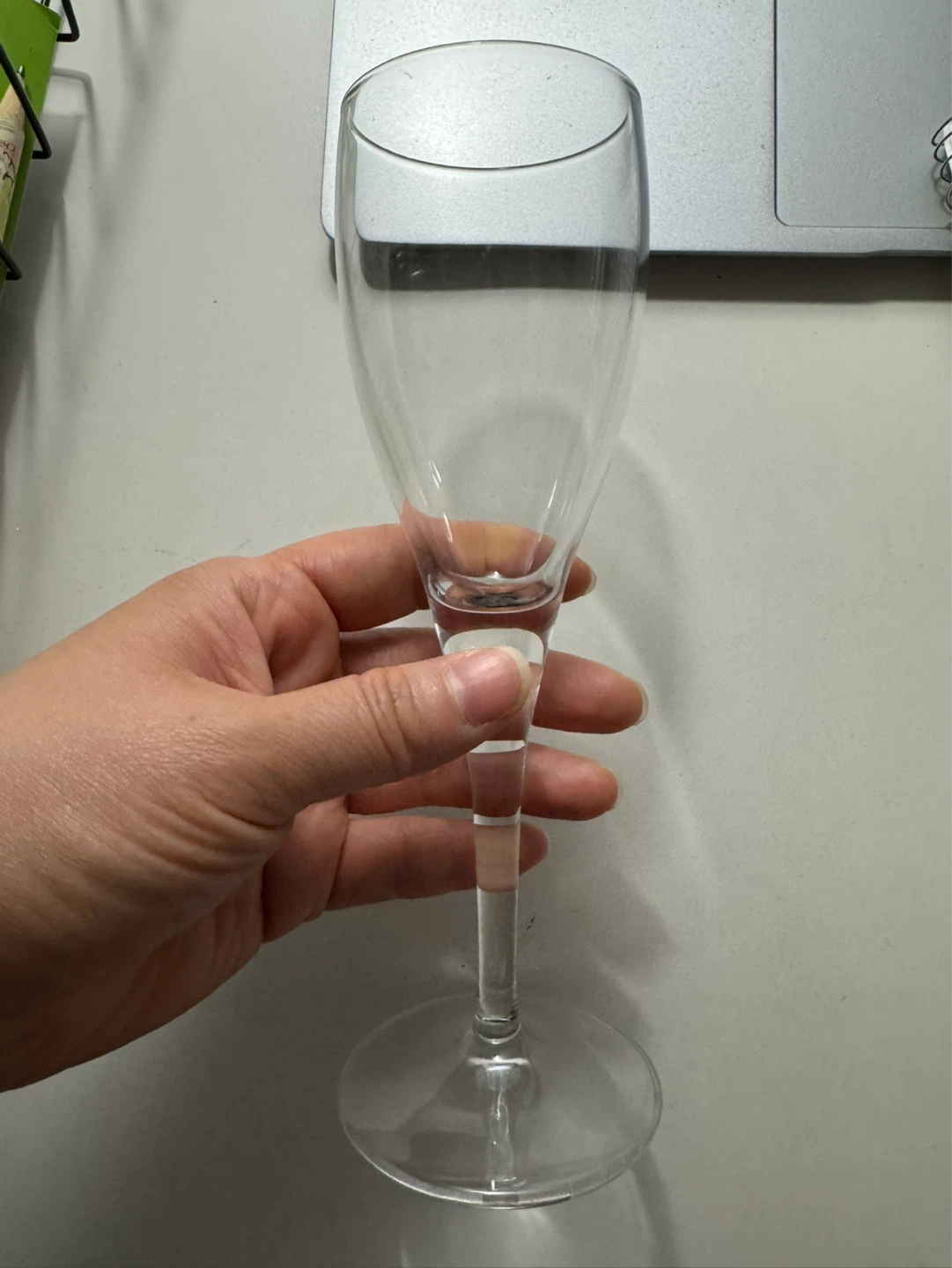 Clear Champagne Flute Glass