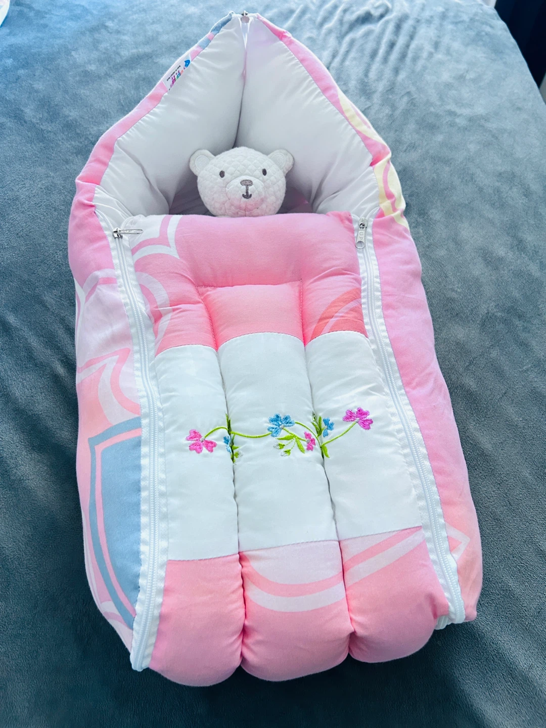 Pink Baby Cocoon Swaddle mattress