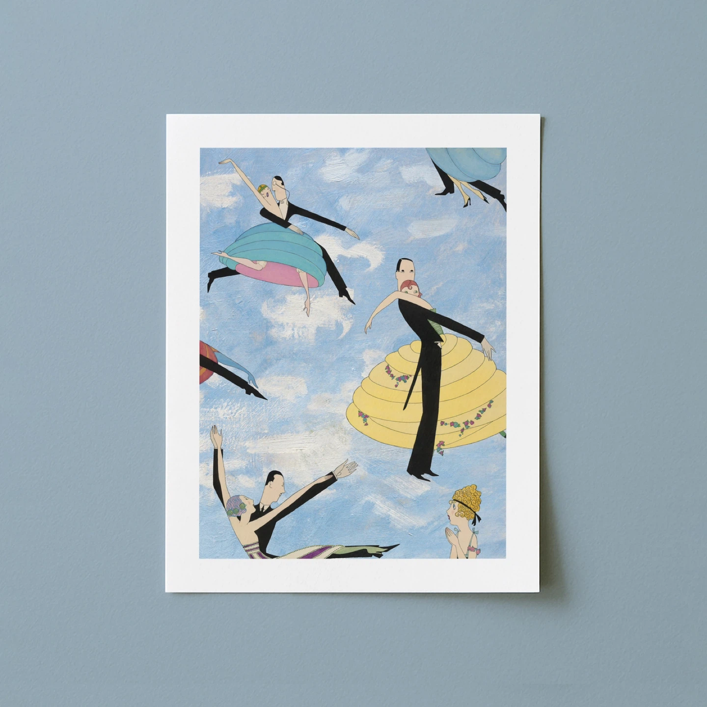 Whimsical Vintage Illustration Art Print with Frame - photo 3