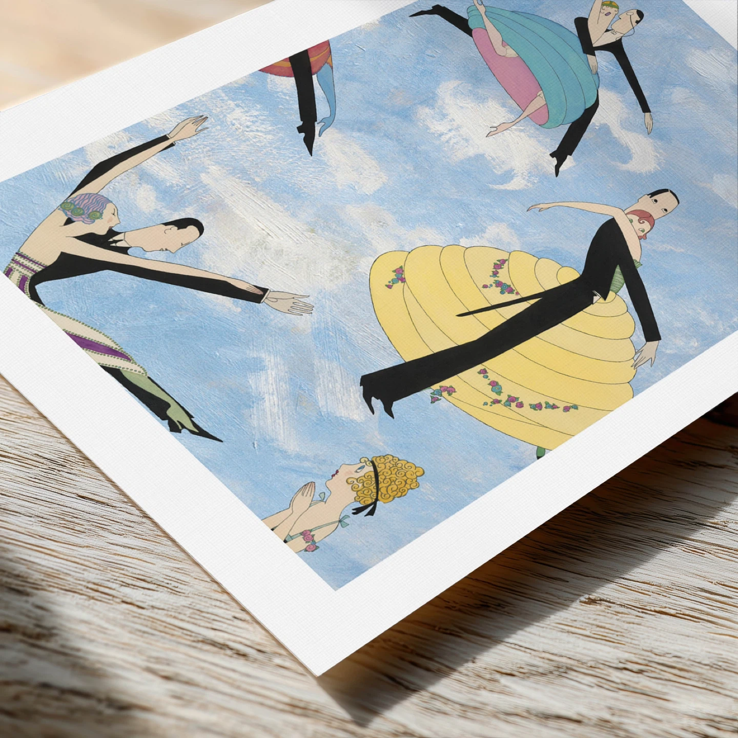 Whimsical Vintage Illustration Art Print with Frame - photo 4