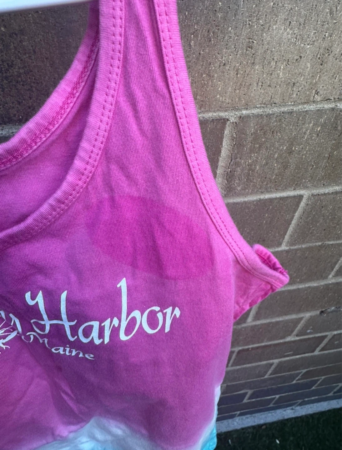 S Boothbay Harbor ME Tie-Dye Tank Top Sz m? - photo 4