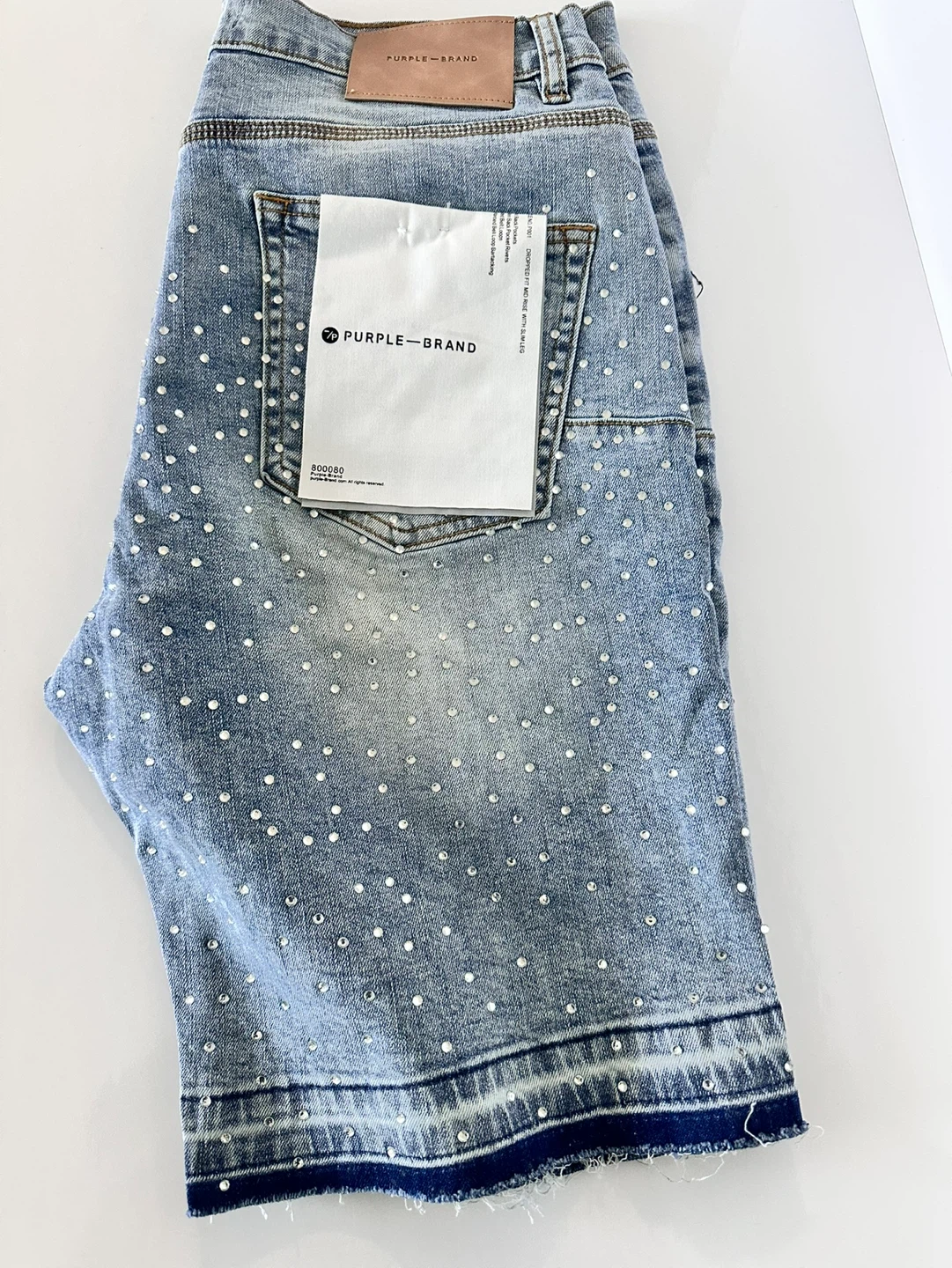 Purple Brand | Short Jean Rhinestone - photo 2
