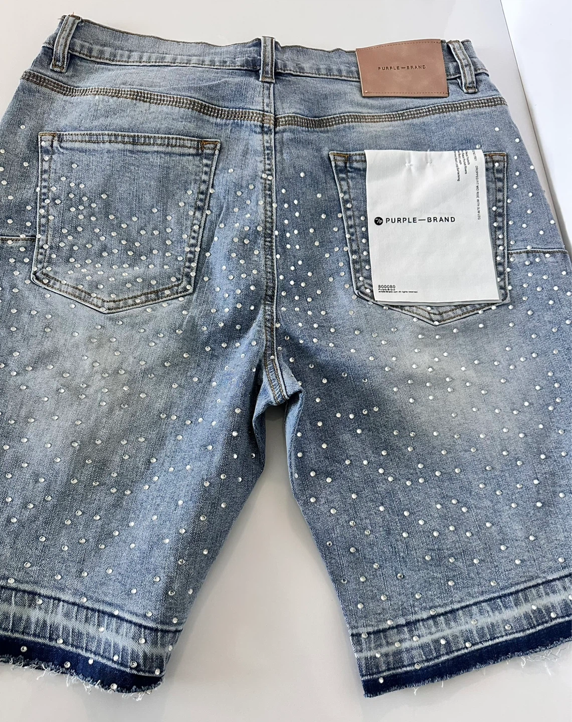 Purple Brand | Short Jean Rhinestone - photo 5