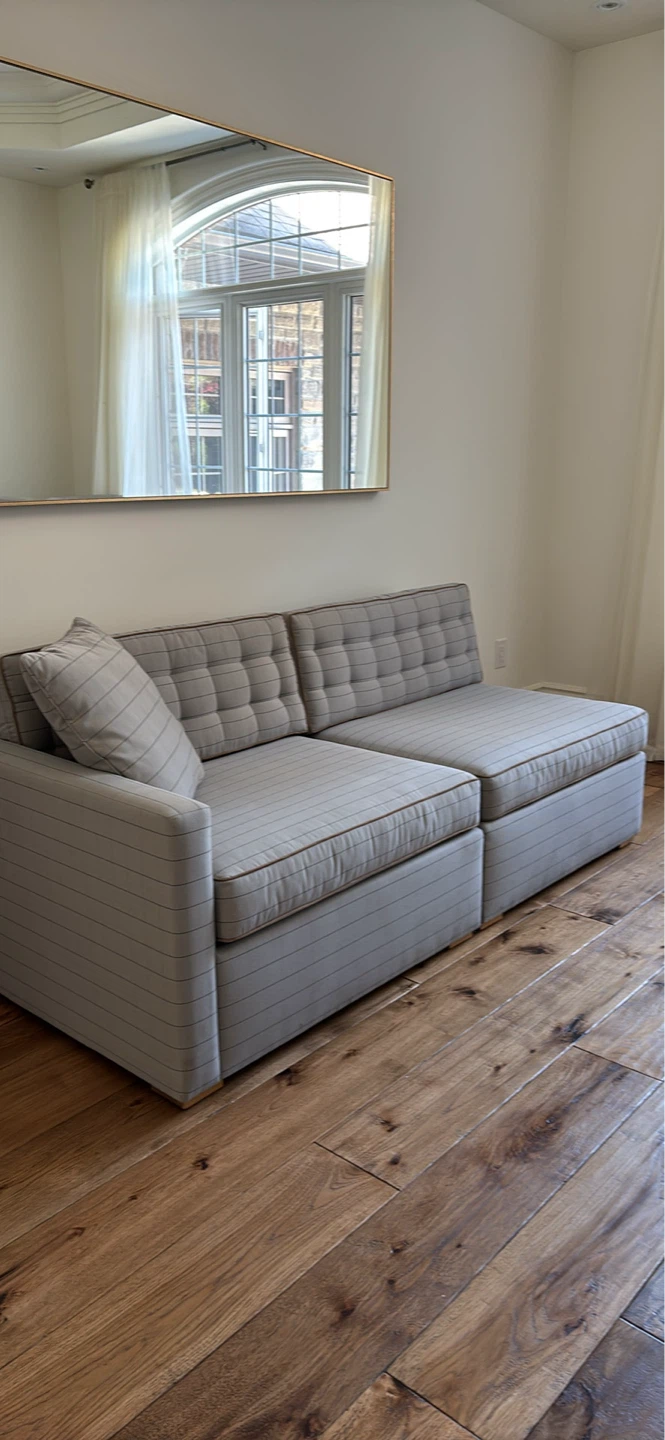 NEW MODERN TUFTED GRID PATTERN SOFA