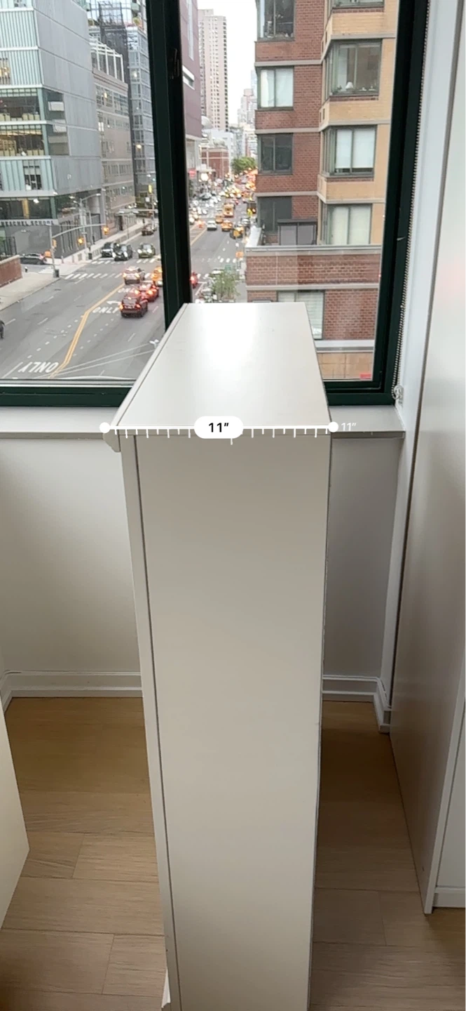 White 3-Shelf Bookcase - photo 3