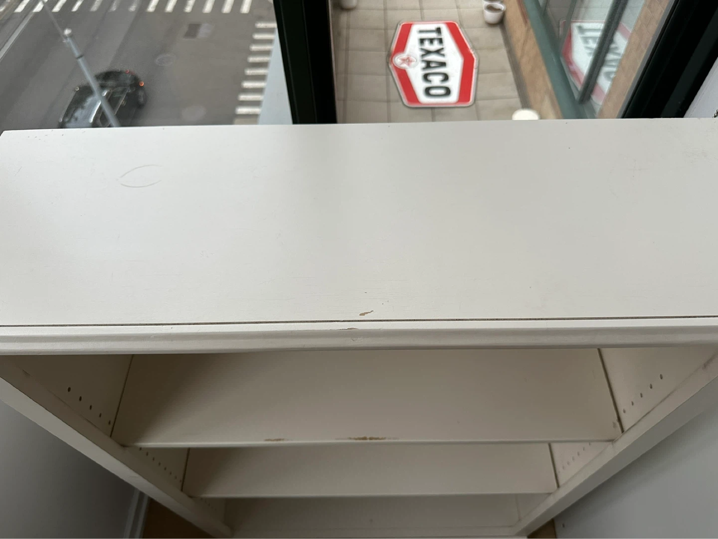 White 3-Shelf Bookcase - photo 4