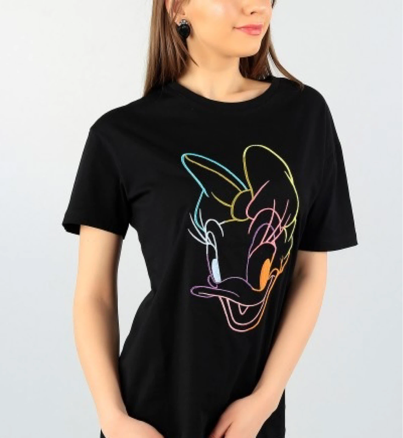 ZARA x Disney Daisy Duck embroidered tee