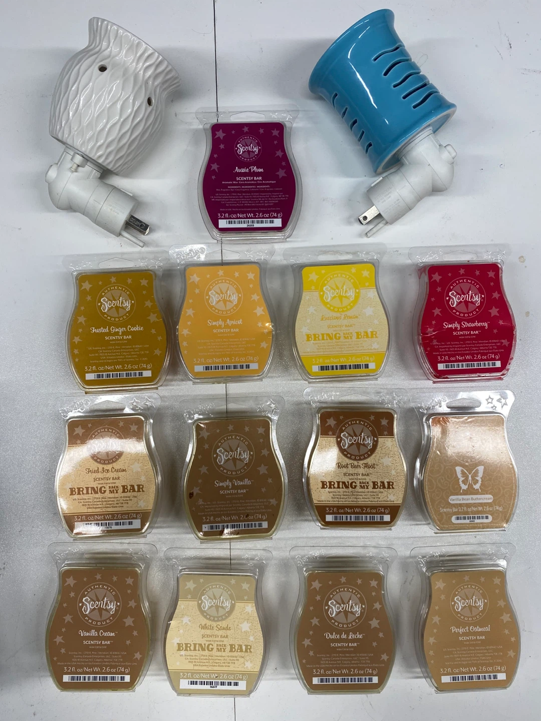 Scentsy Wax Melts(13)& Warmers(2)