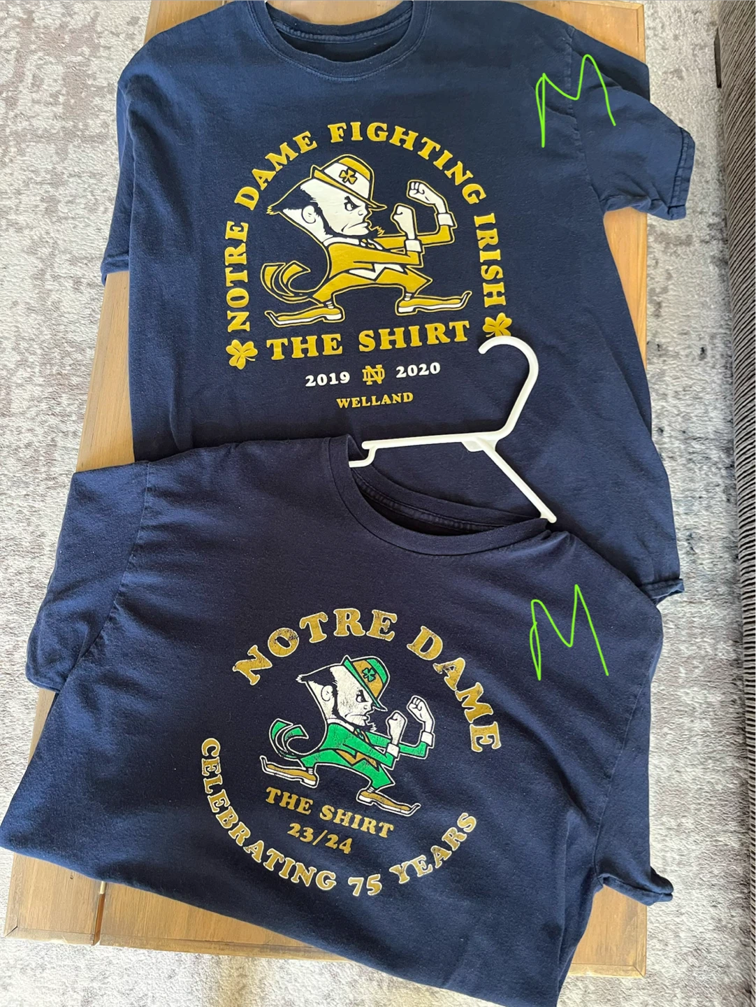 Notre Dame Fighting Irish T-Shirts and Quarter-Zip Tops - photo 2