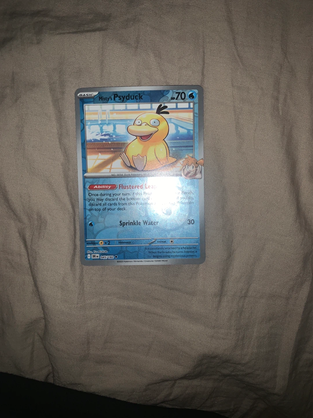Misty's Psyduck Pokémon Card