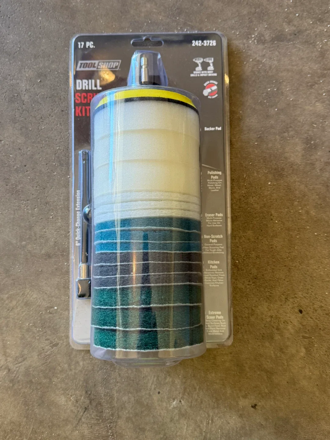 Tool Shop 17 Pc. Drill Scrubbing Kit - photo 2