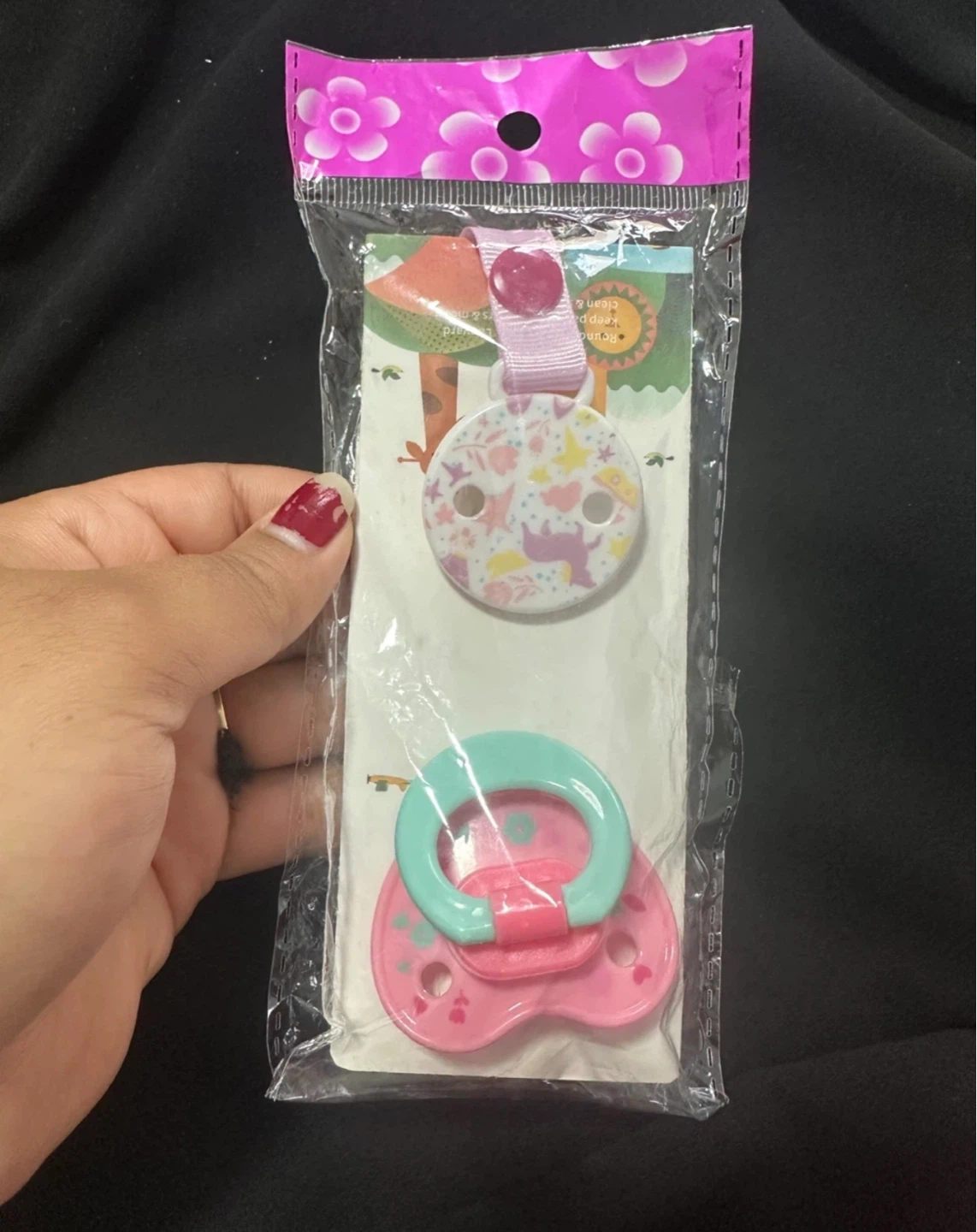Baby Pacifier and Clip Set