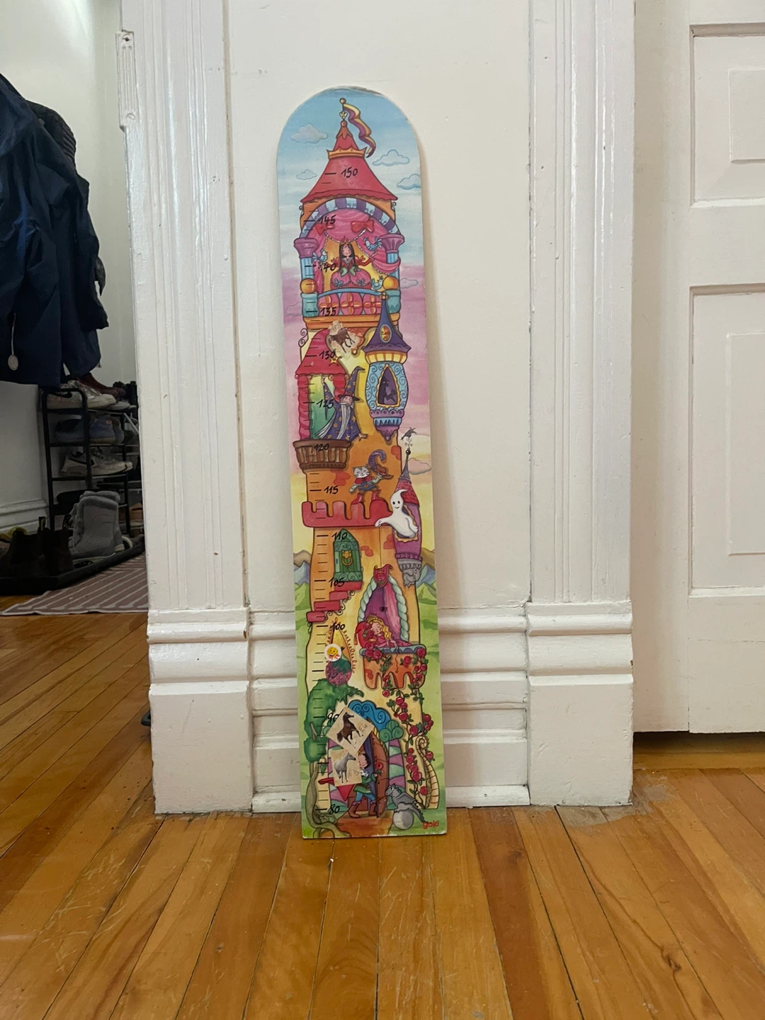 Kids' Growth Chart - Castle Design