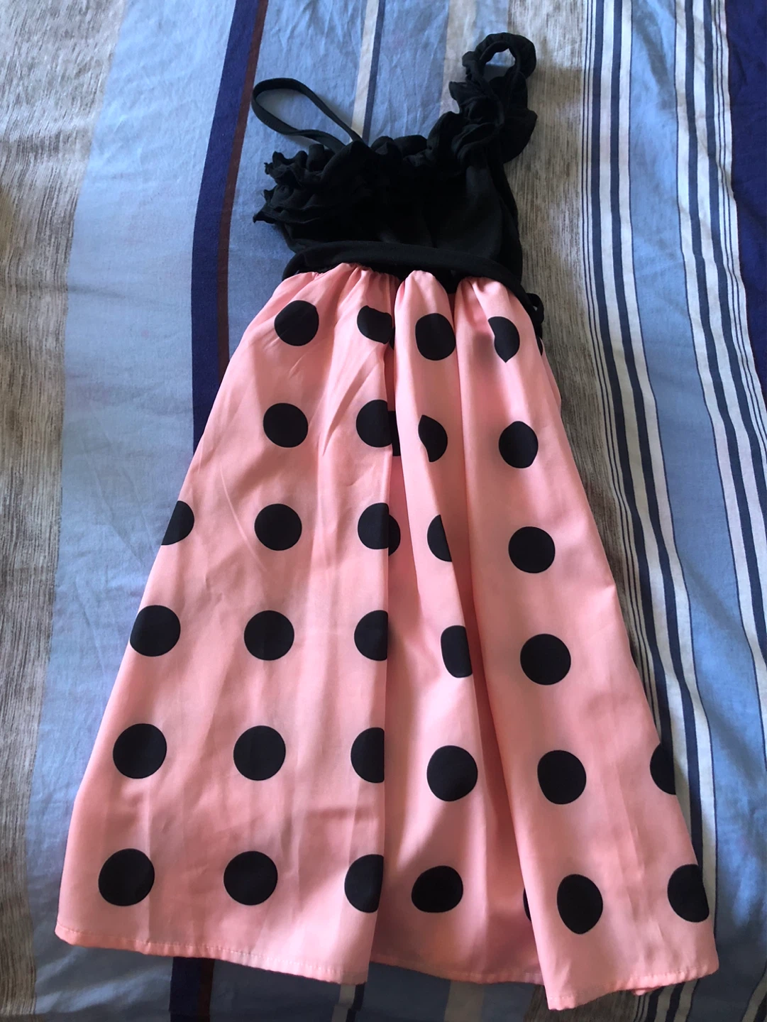 Pink Polka Dot Dress (Girl Size S)