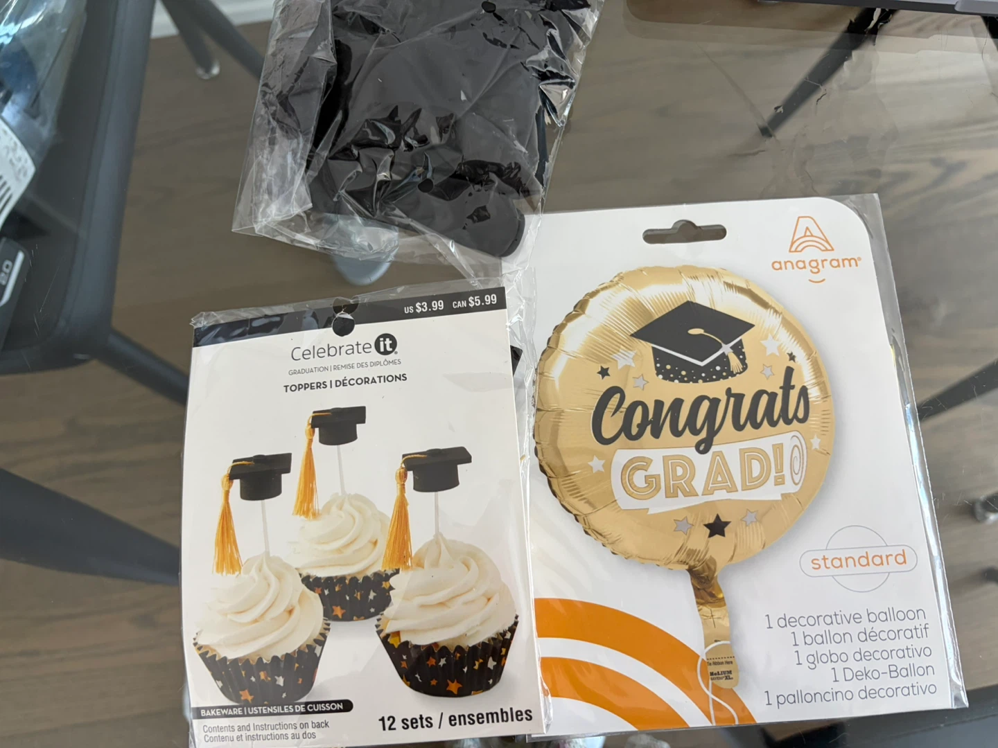 Graduation Balloon & Cupcake Toppers