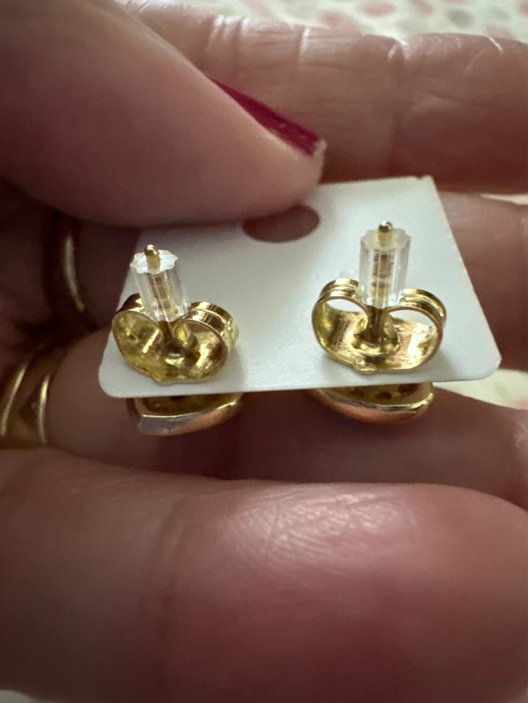 Xuping 14k laminated Heart Stud Earrings - photo 2