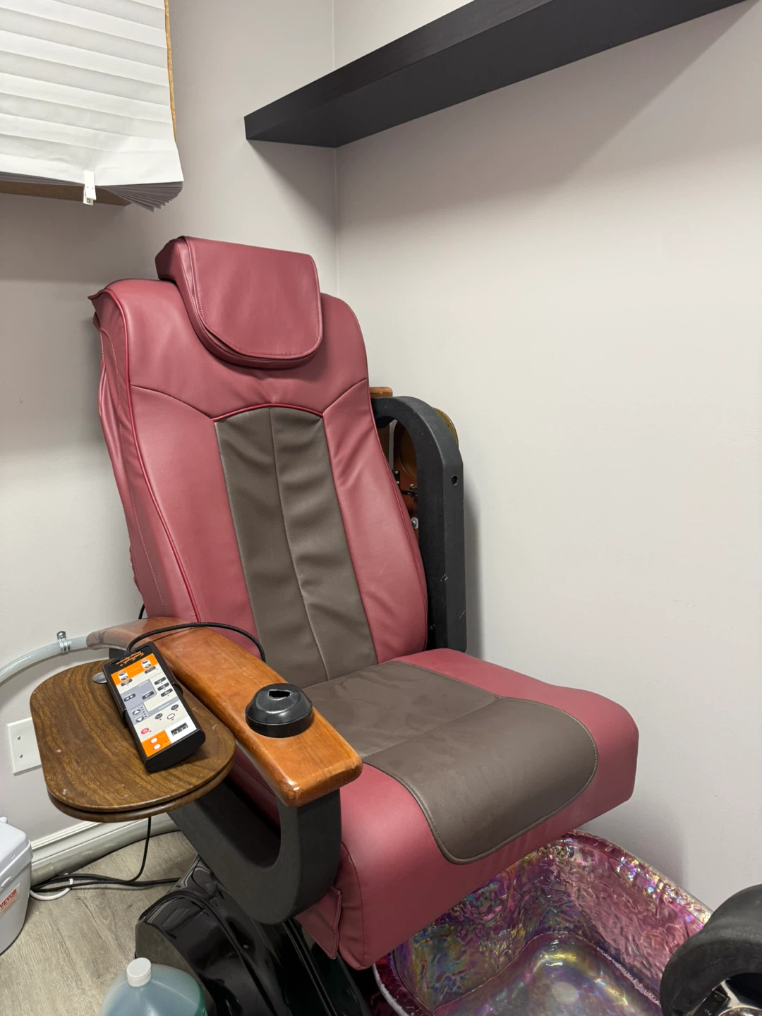 Spa Pedicure Chair with Foot Bath