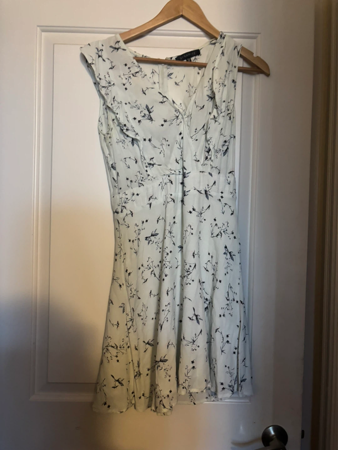 Sundress with floral print, size XS