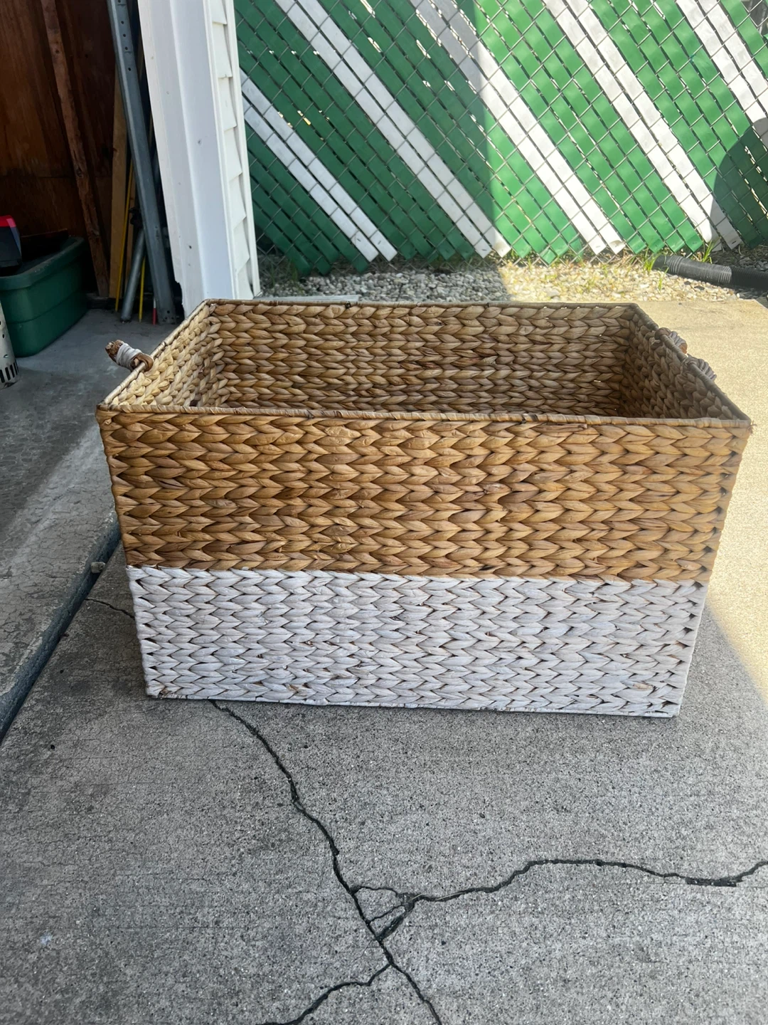 Wicker Storage Basket Large