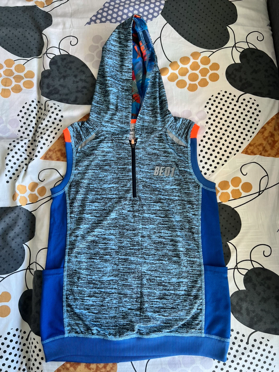 Boys Activewear Sleeveless Hoodie 11-12 Yrs