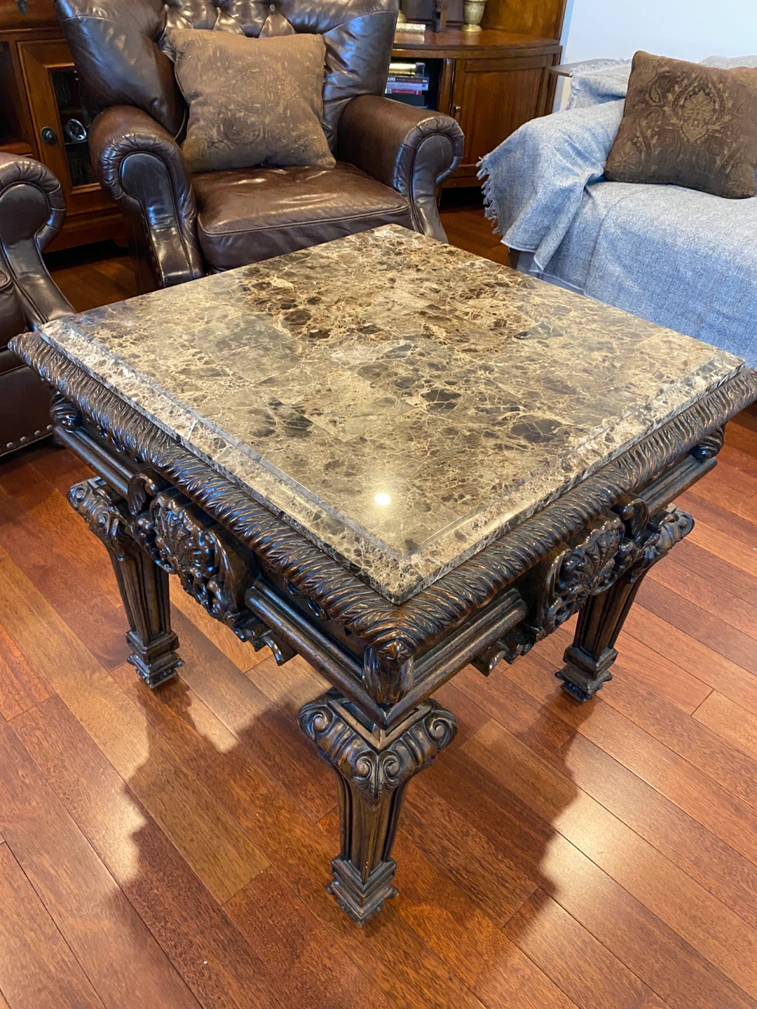 Ornate Coffee Tables with Marble Top - photo 2