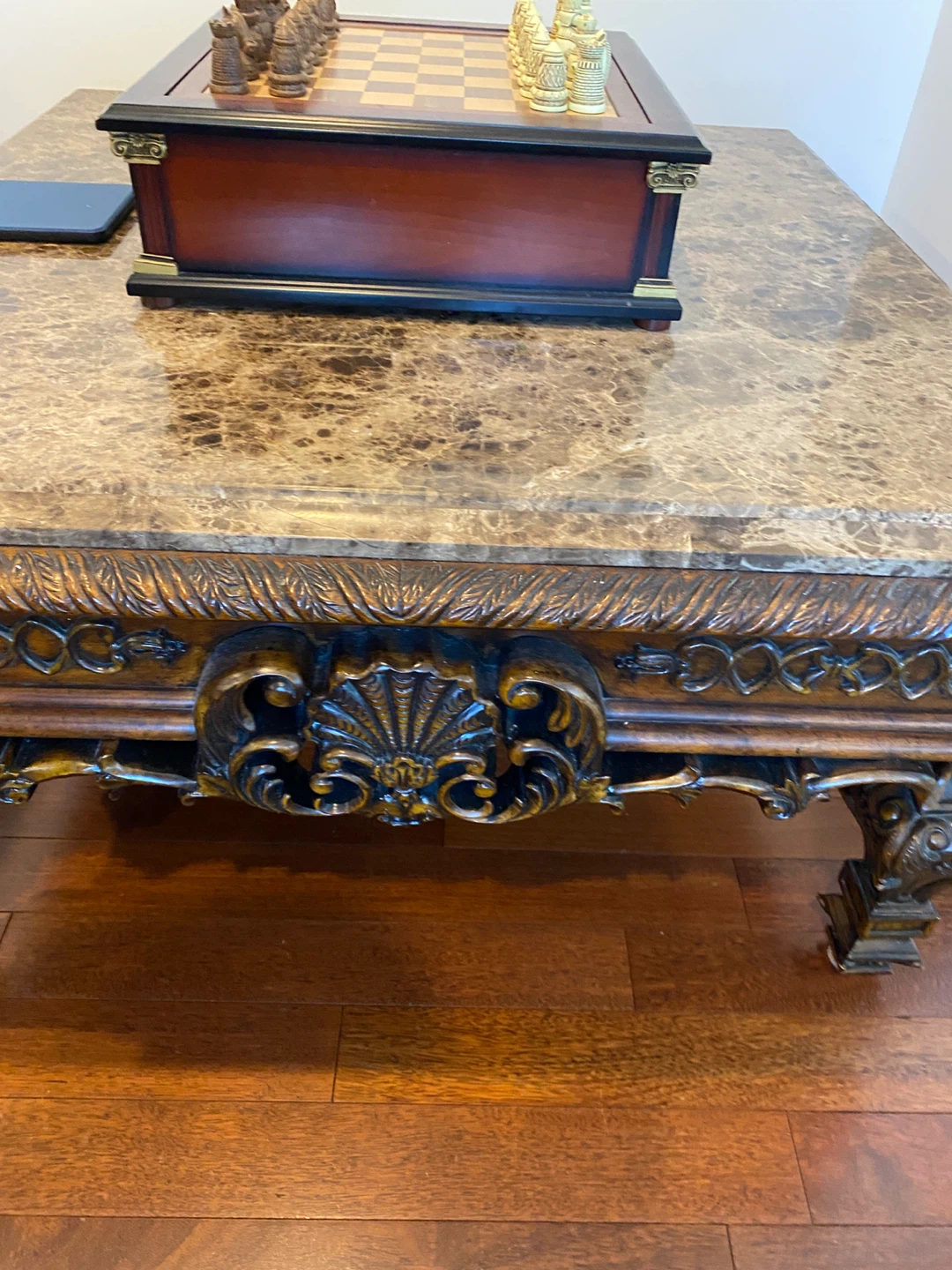 Ornate Coffee Tables with Marble Top - photo 3