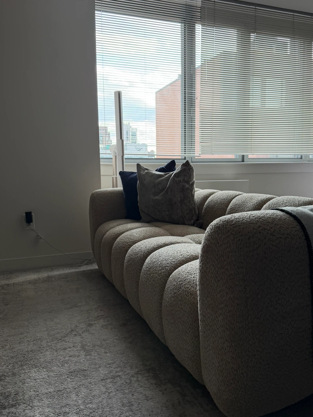 New modern upholstered sofa 88” sofa