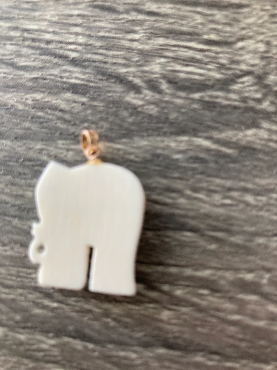 Elephant Pendant with Ruby Eyes and Gold Accents - photo 4