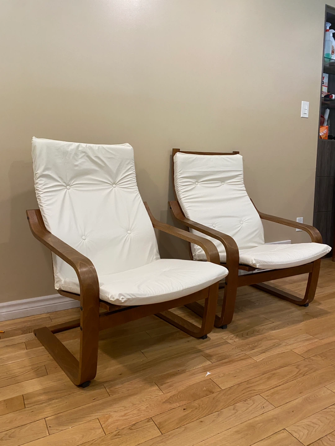 Vintage IKEA Poang Bentwood Lounge Chairs (1999) CAN DELIVER