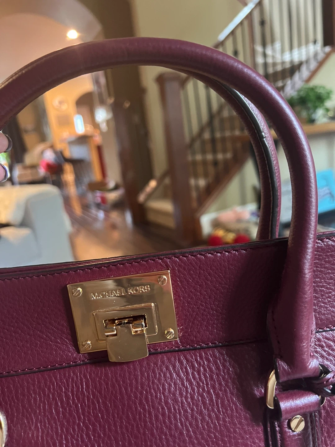 MICHAEL KORS Limited Edition Burgundy Leather Handbag - photo 2