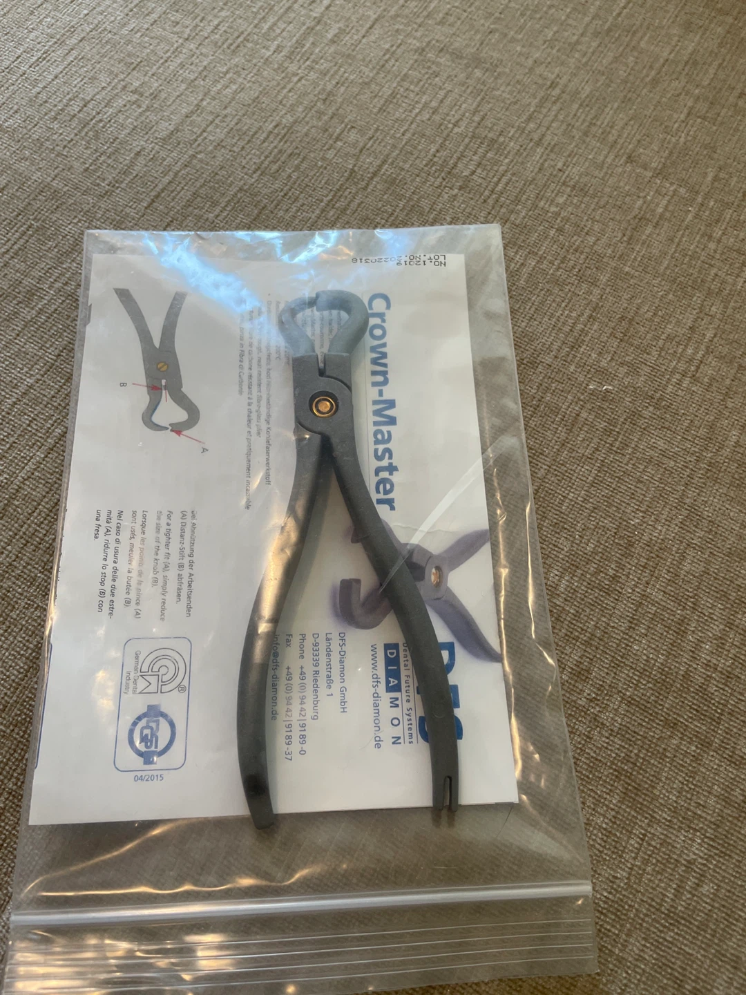 Crown-Master Pliers DFS-Diamon