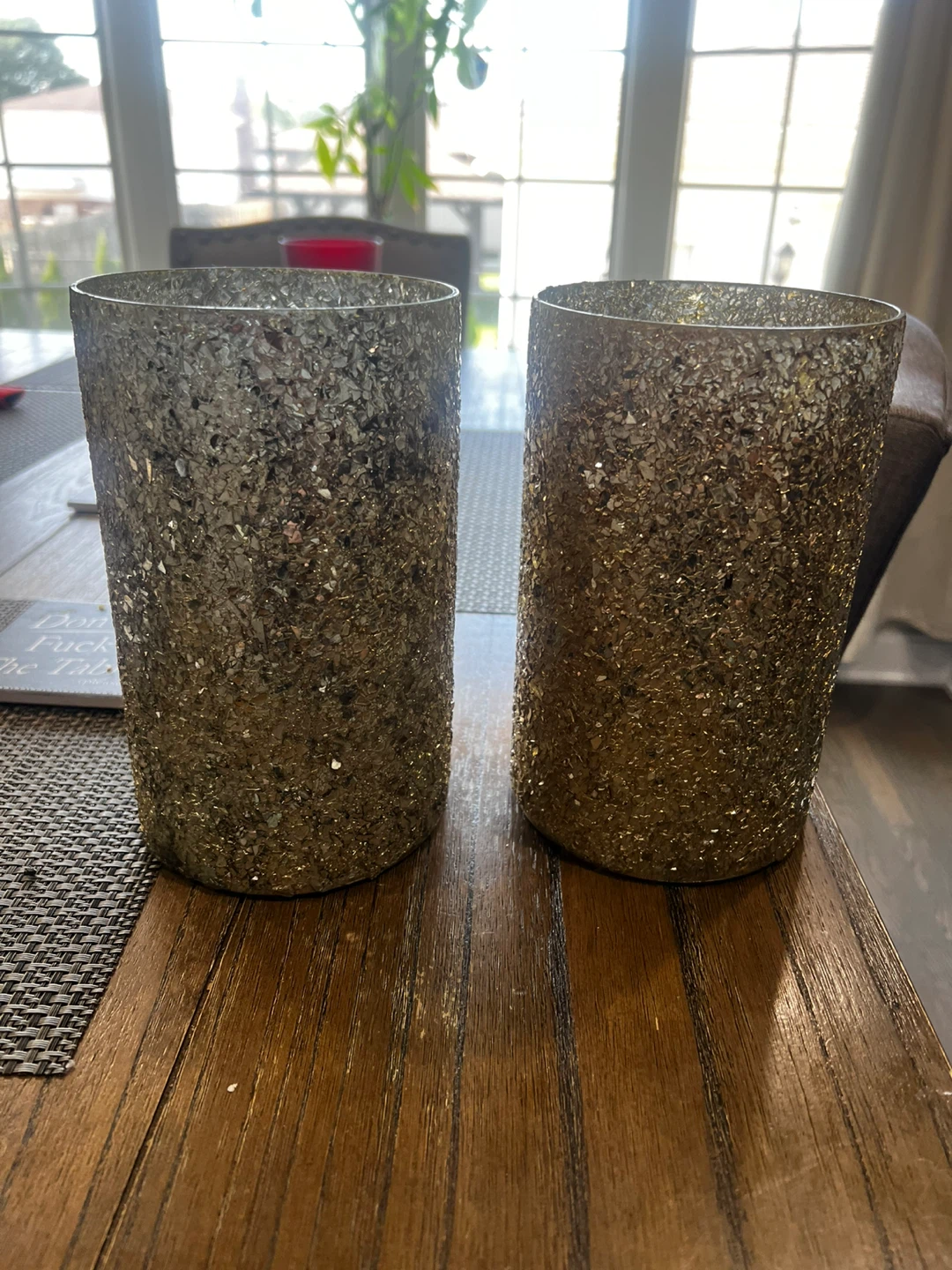 Gold Fleck Vases - 2