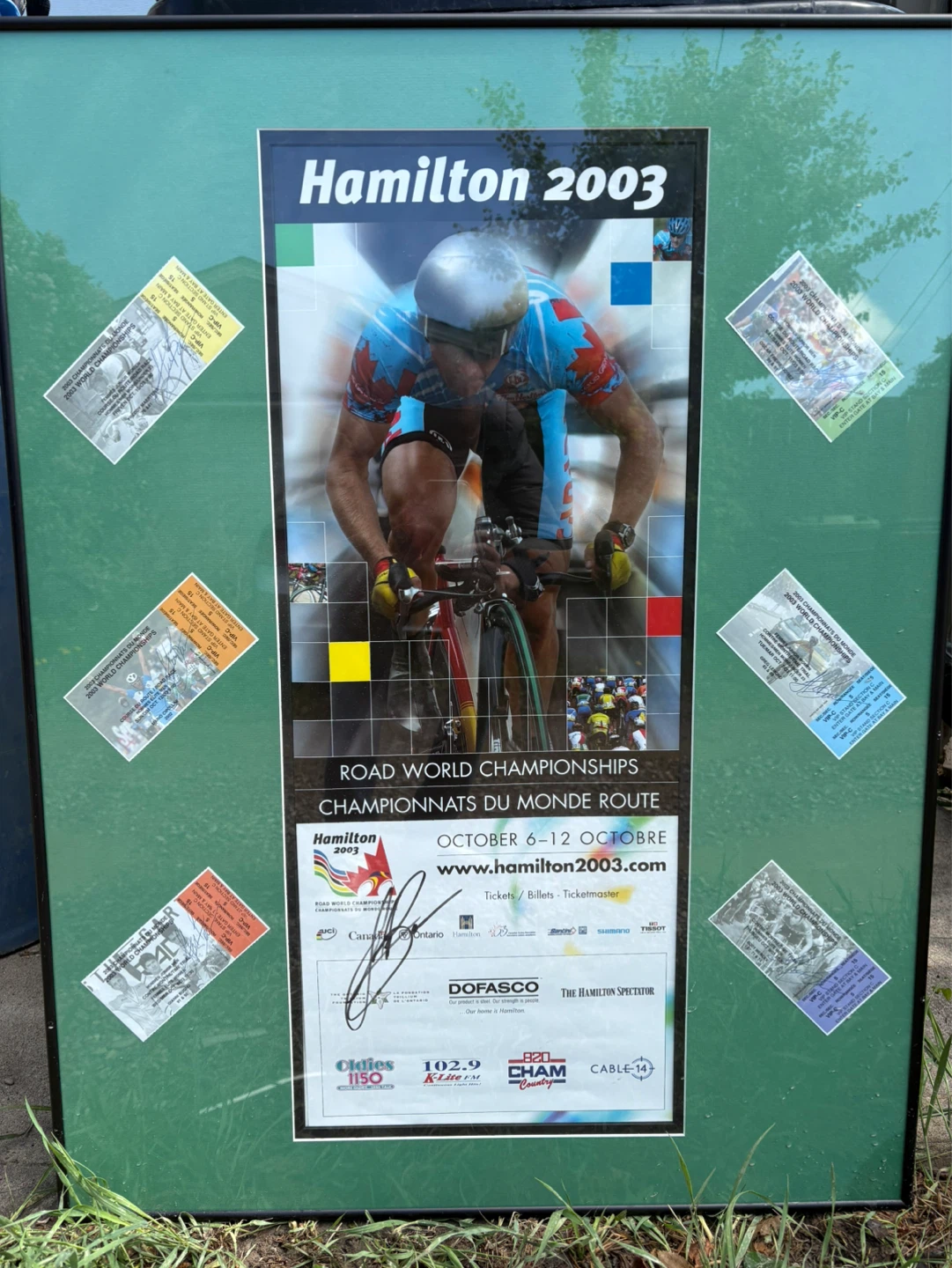 2003 UCI World Championships Framed Poster & VIP Tickets