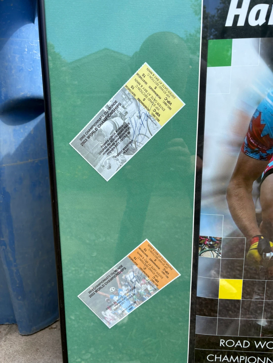 2003 UCI World Championships Framed Poster & VIP Tickets - photo 3