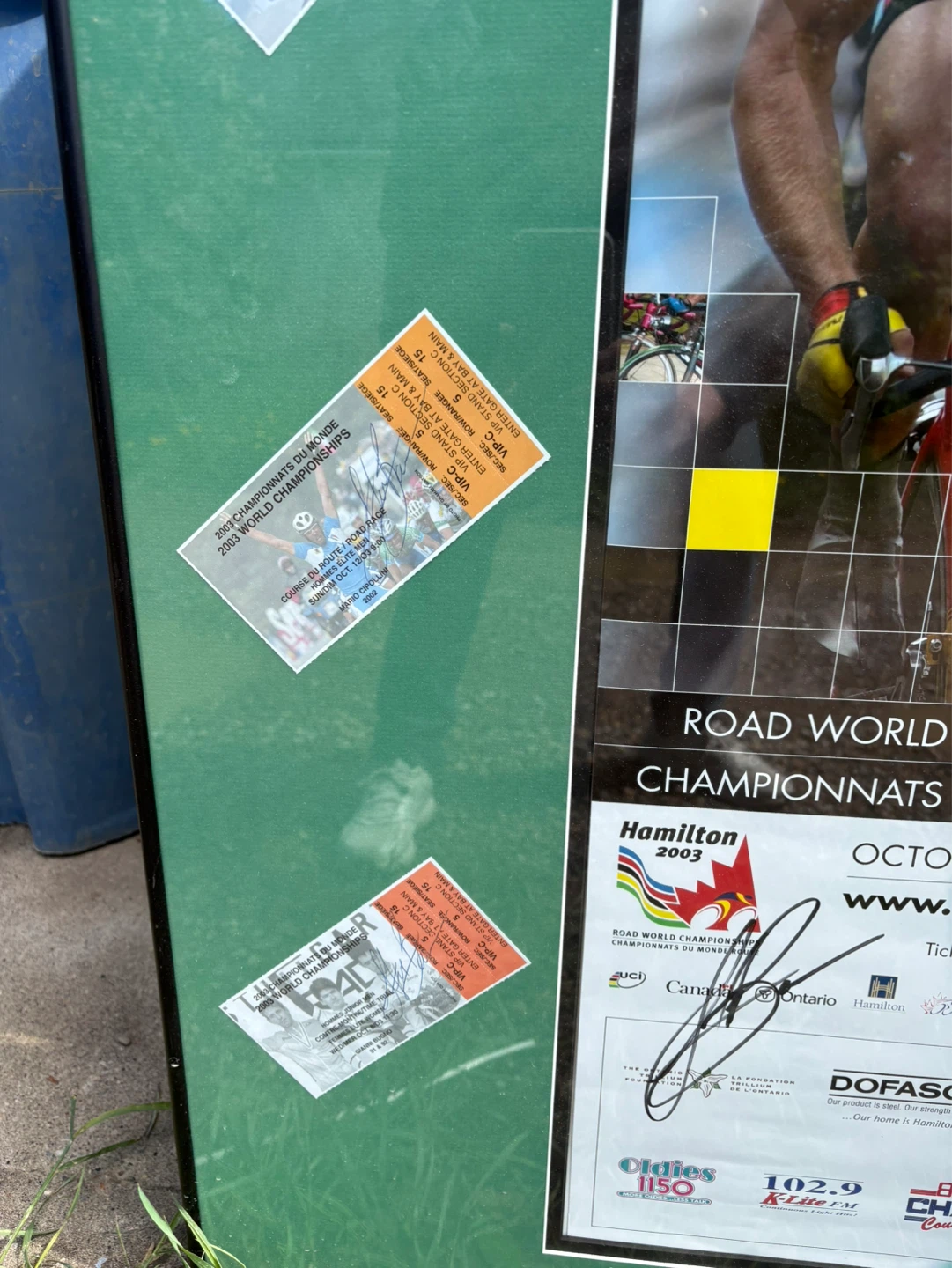 2003 UCI World Championships Framed Poster & VIP Tickets - photo 4