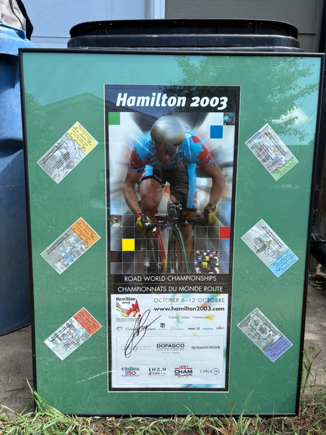 2003 UCI World Championships Framed Poster & VIP Tickets - photo 2