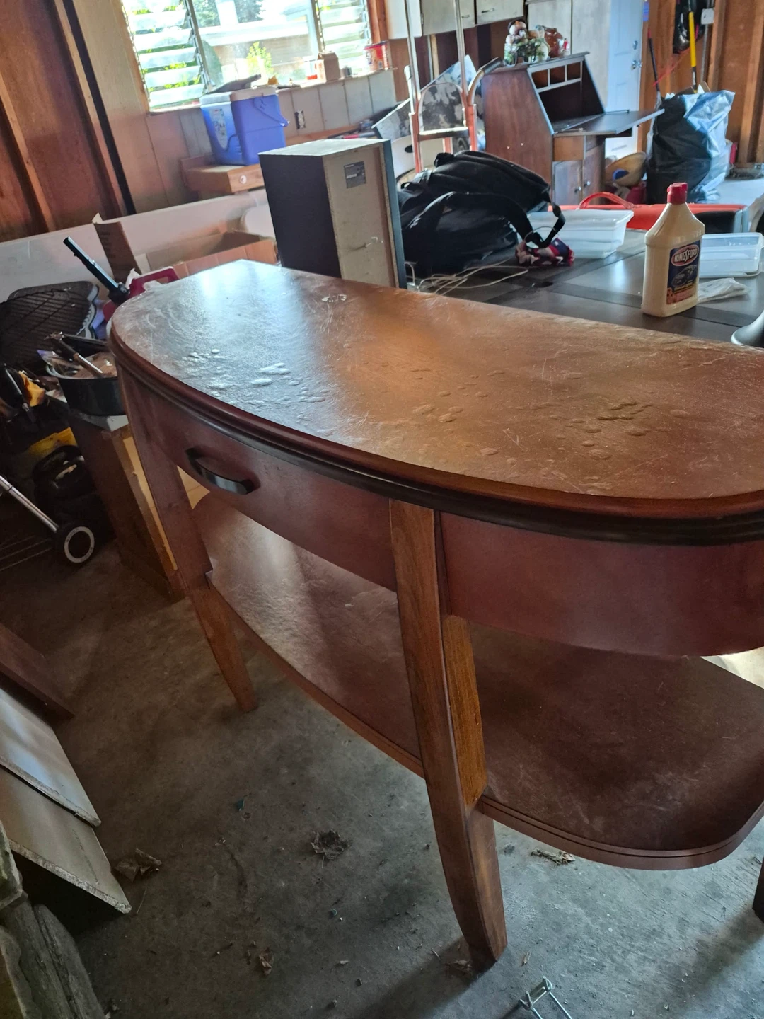 Wooden Console Table with Drawer
