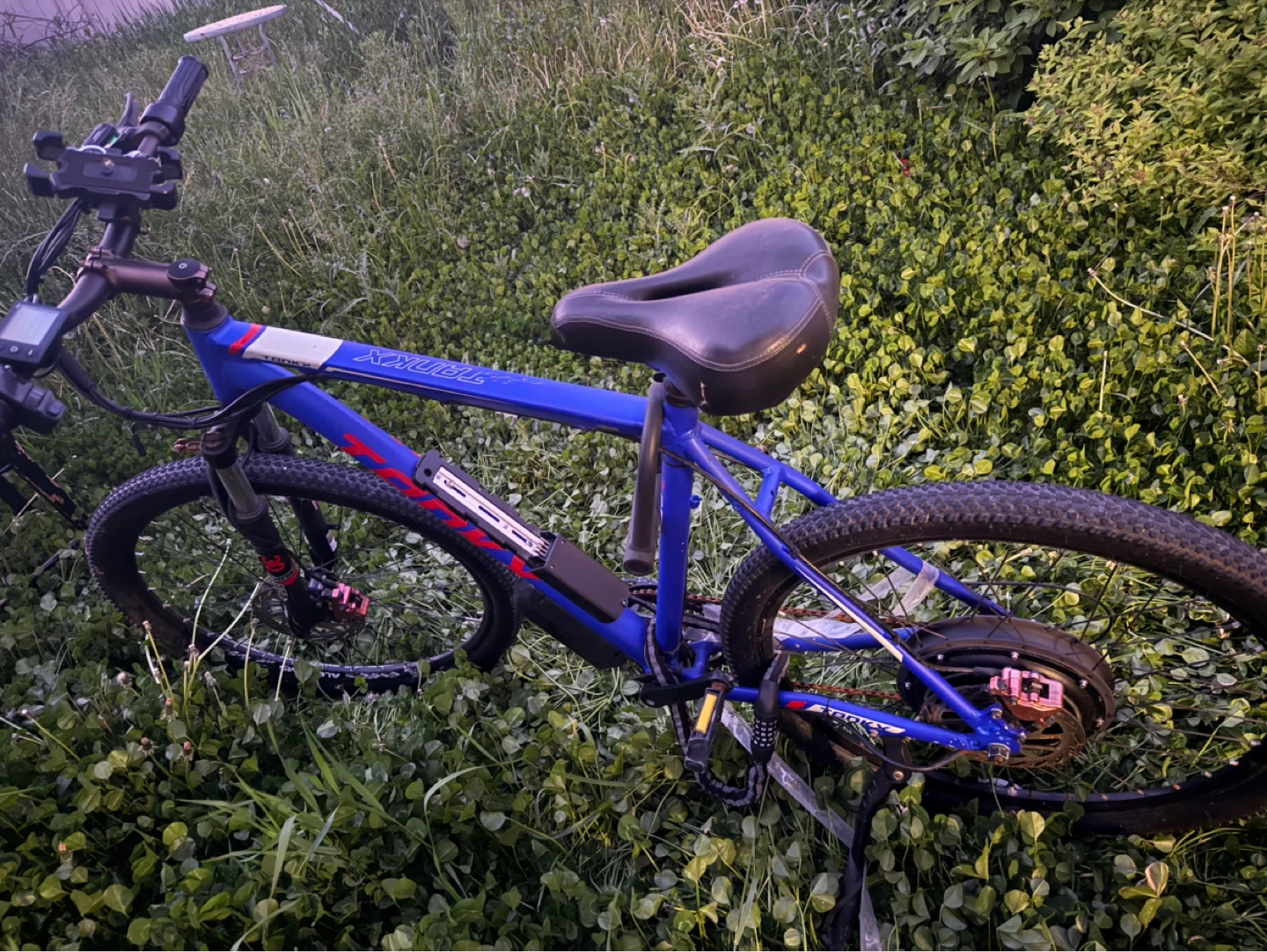 Tankx E-Bike blue colour - photo 2