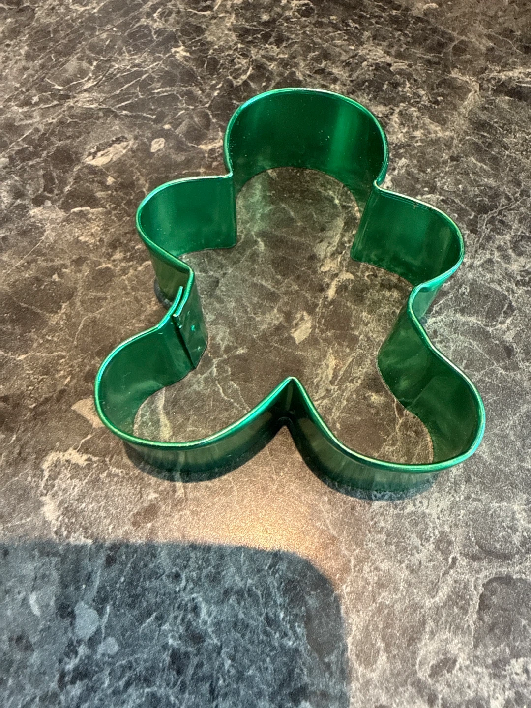 Green Gingerbread Man Cookie Cutter