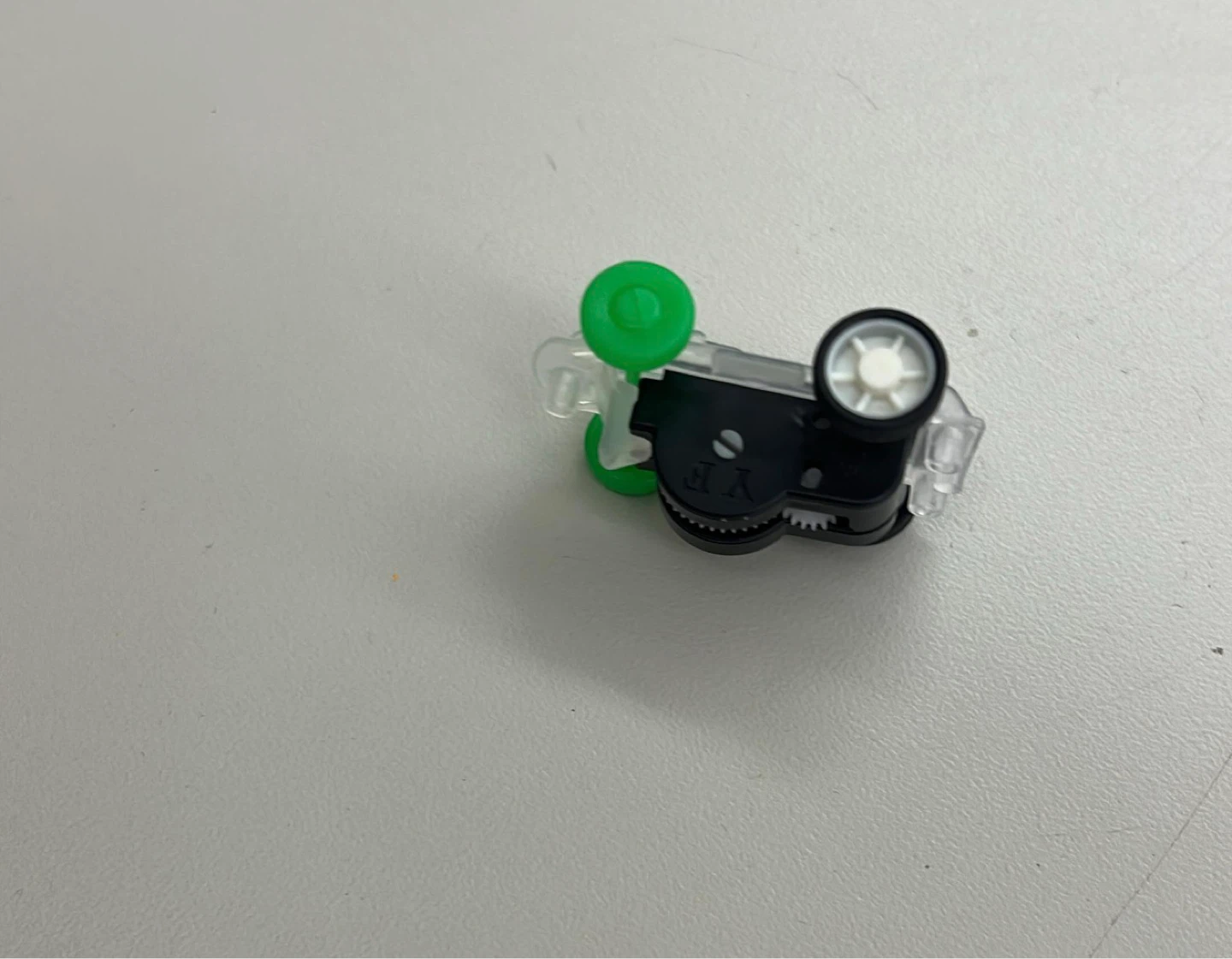 Small Toy Car With Green Wheels