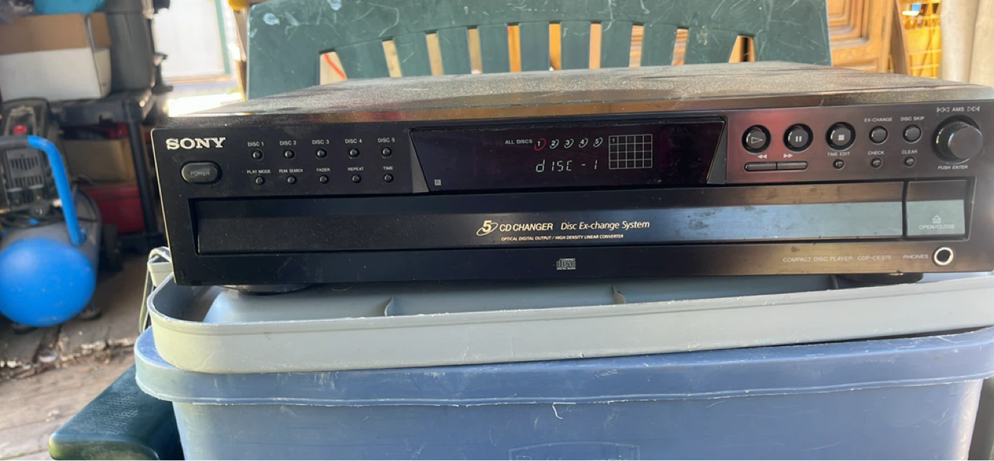 Sony 5-Disc CD Changer Compact Disc Player