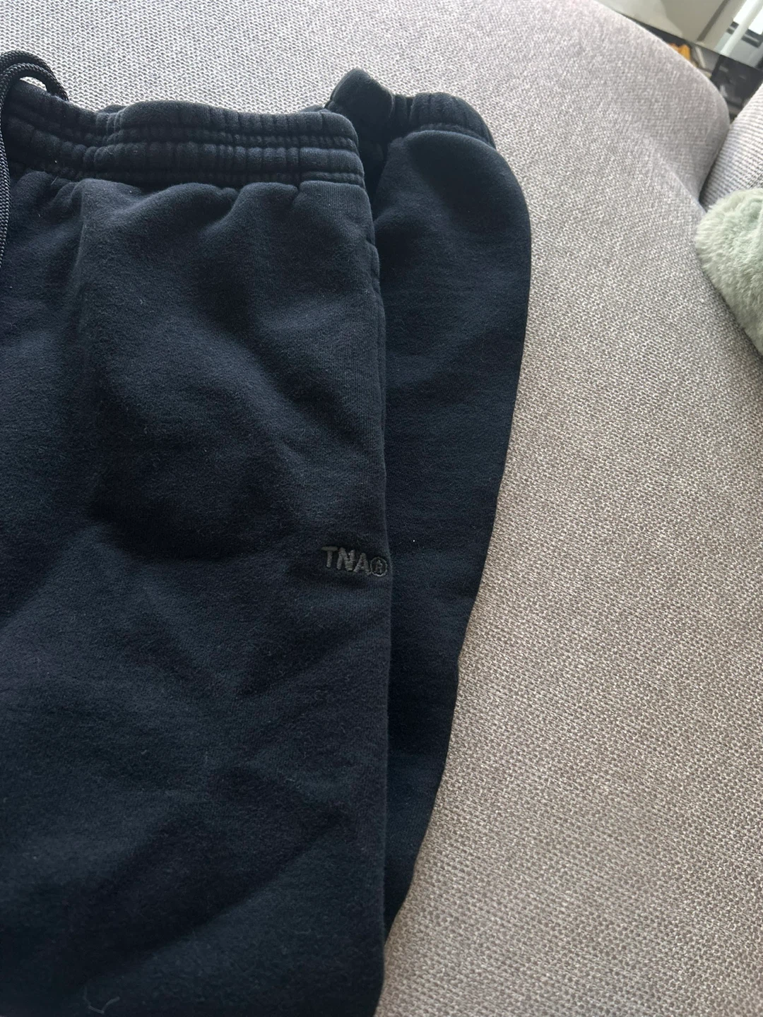 TNA sweatfleece cozy boyfriend jogger size XS - photo 3