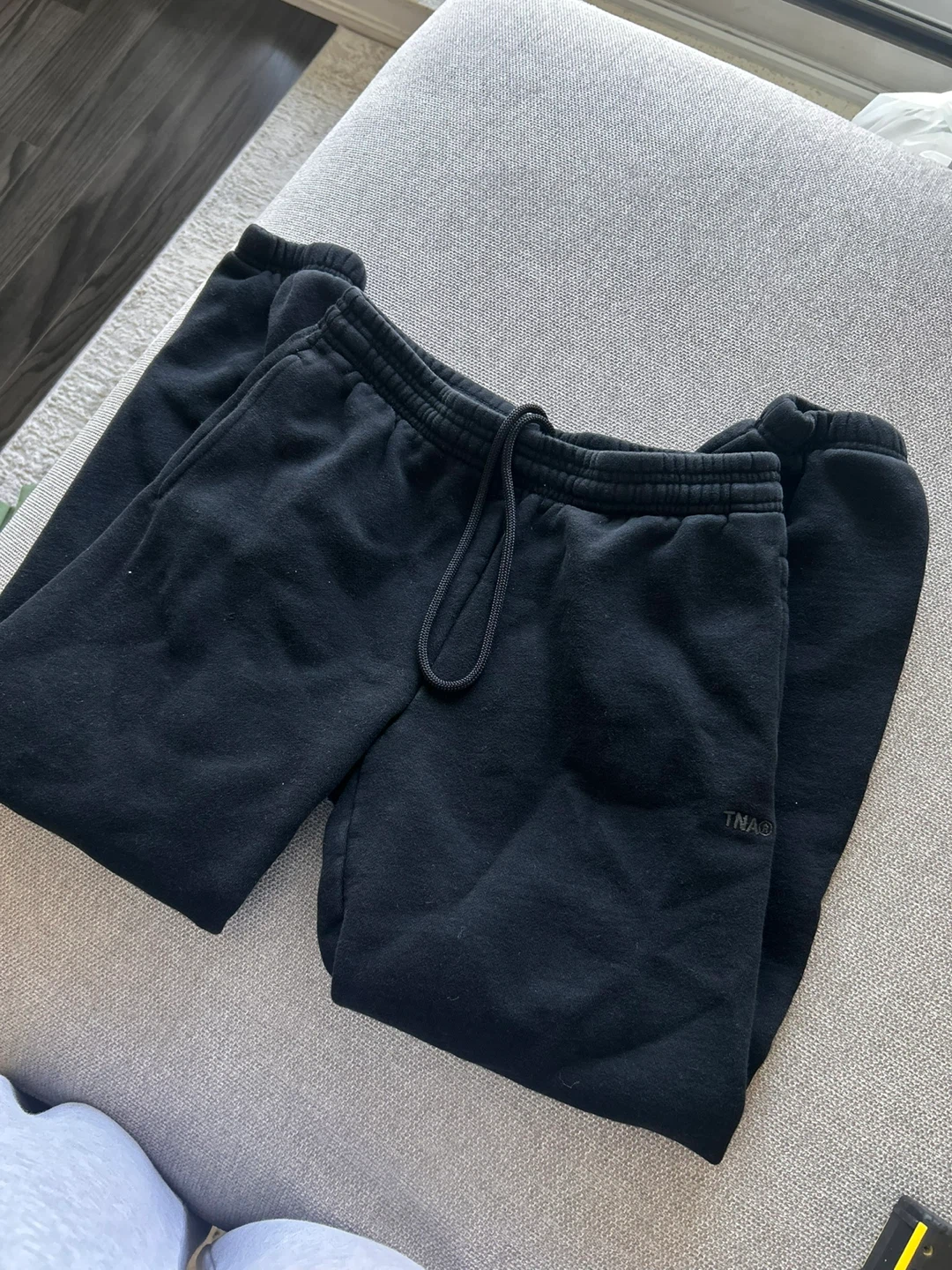 TNA sweatfleece cozy boyfriend jogger size XS - photo 2