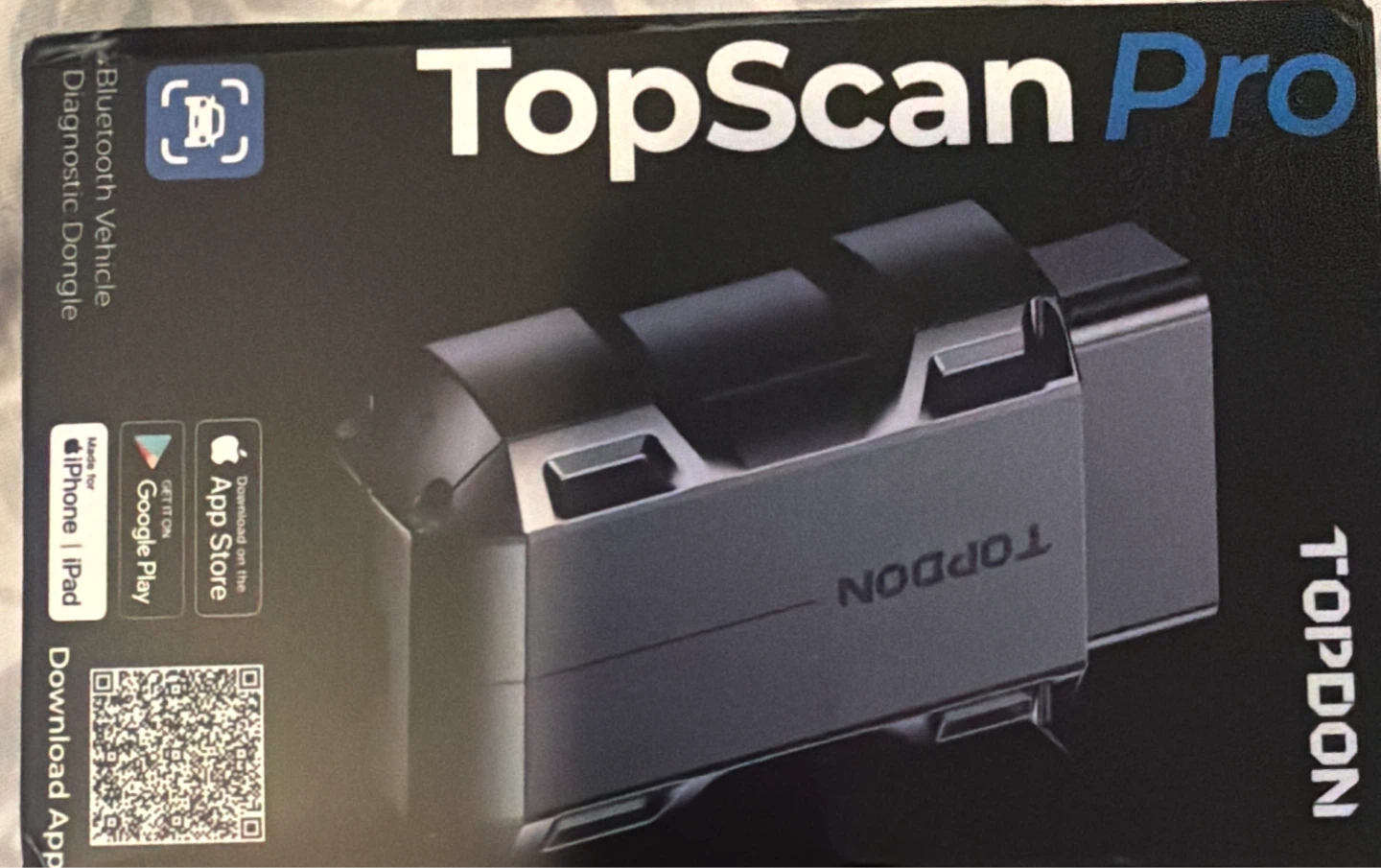 TOPDON TopScan Pro Bluetooth Vehicle Diagnostic Dongle