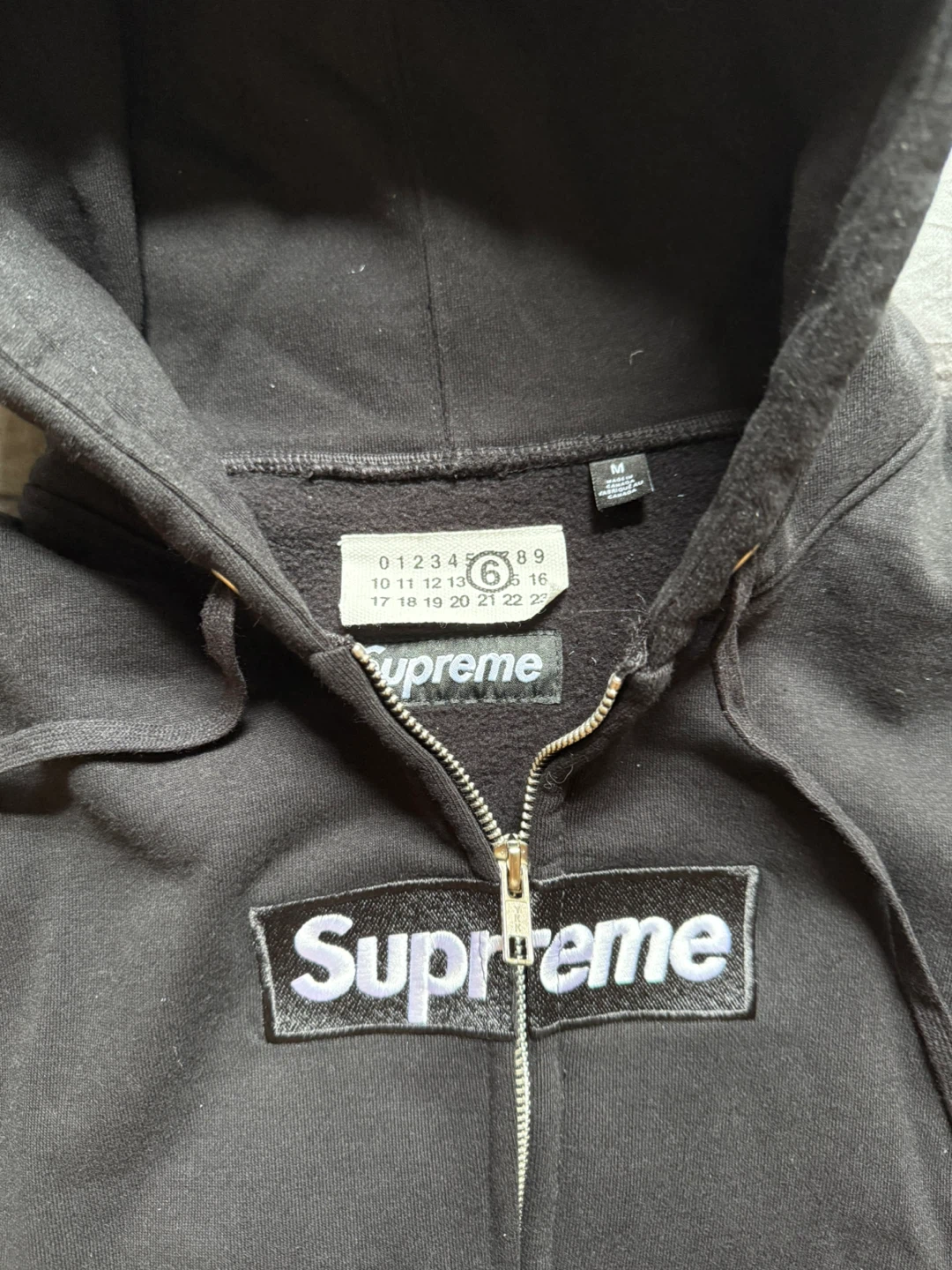 Supreme Margiela zip up hoodie - photo 2