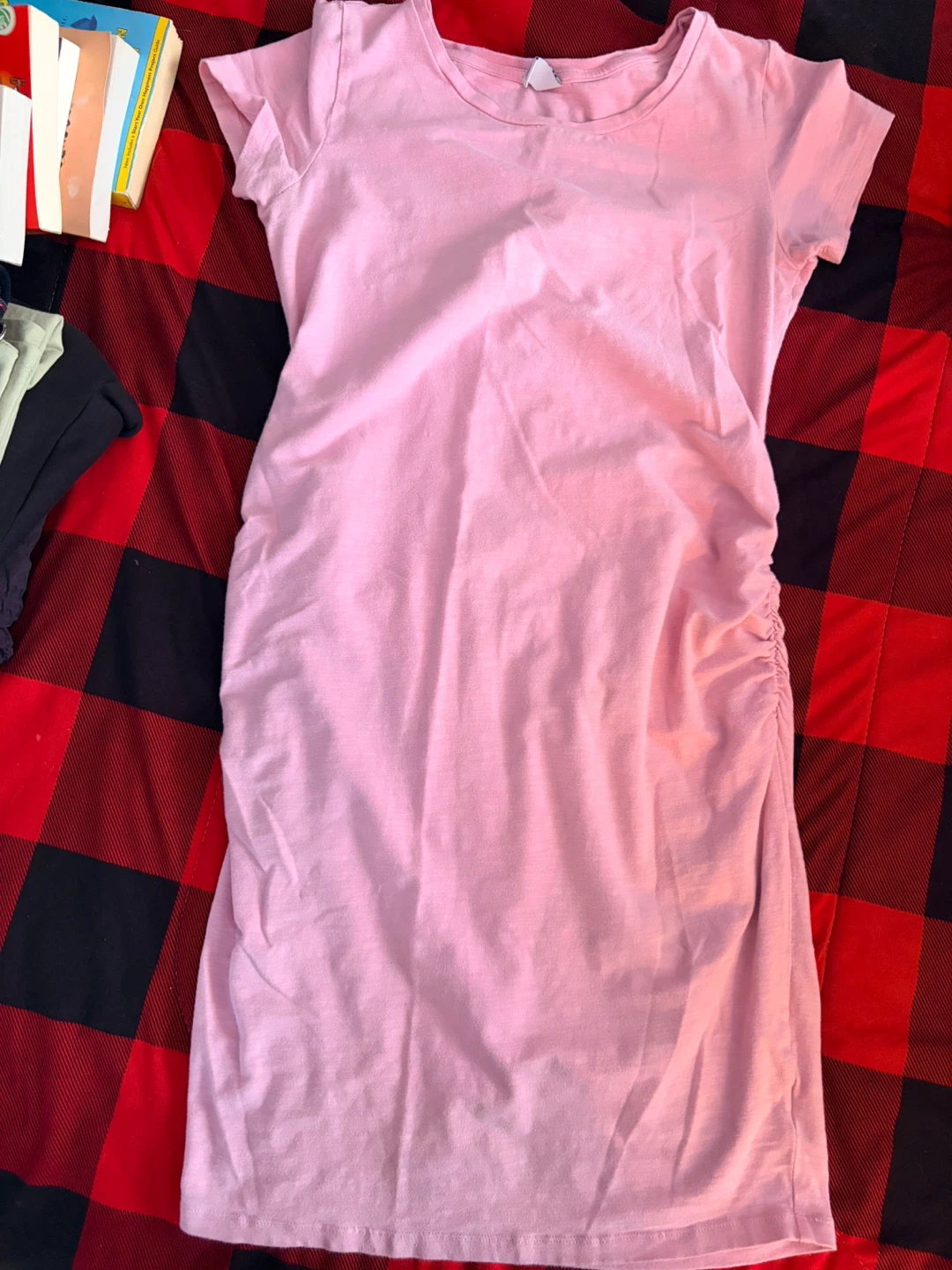 Pink Maternity Dress