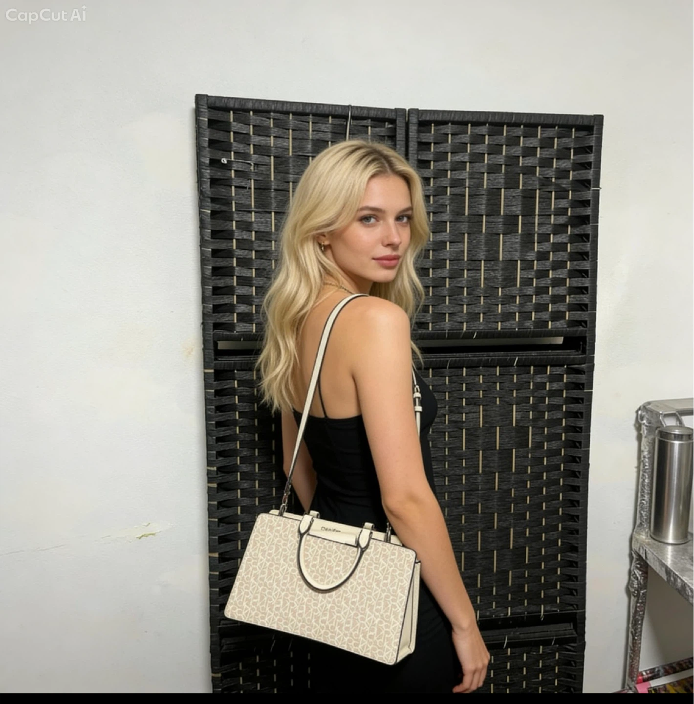 Calvin Klein Monogram Satchel Handbag